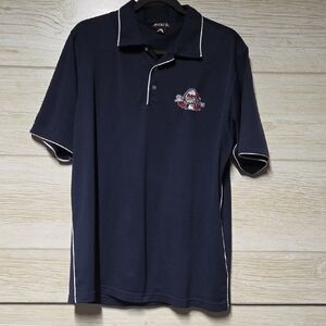 St Louis Cardnials Antigua Men's Dark Blue Polo with White Accents